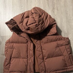 lululemon athletica Brown Puffer Vest